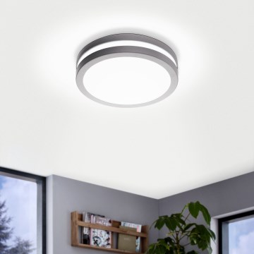Eglo 33572 - LED Fényerőszabályzós fürdőszobai lámpa LOCANA-C LED/14W/230V IP44 ezüst