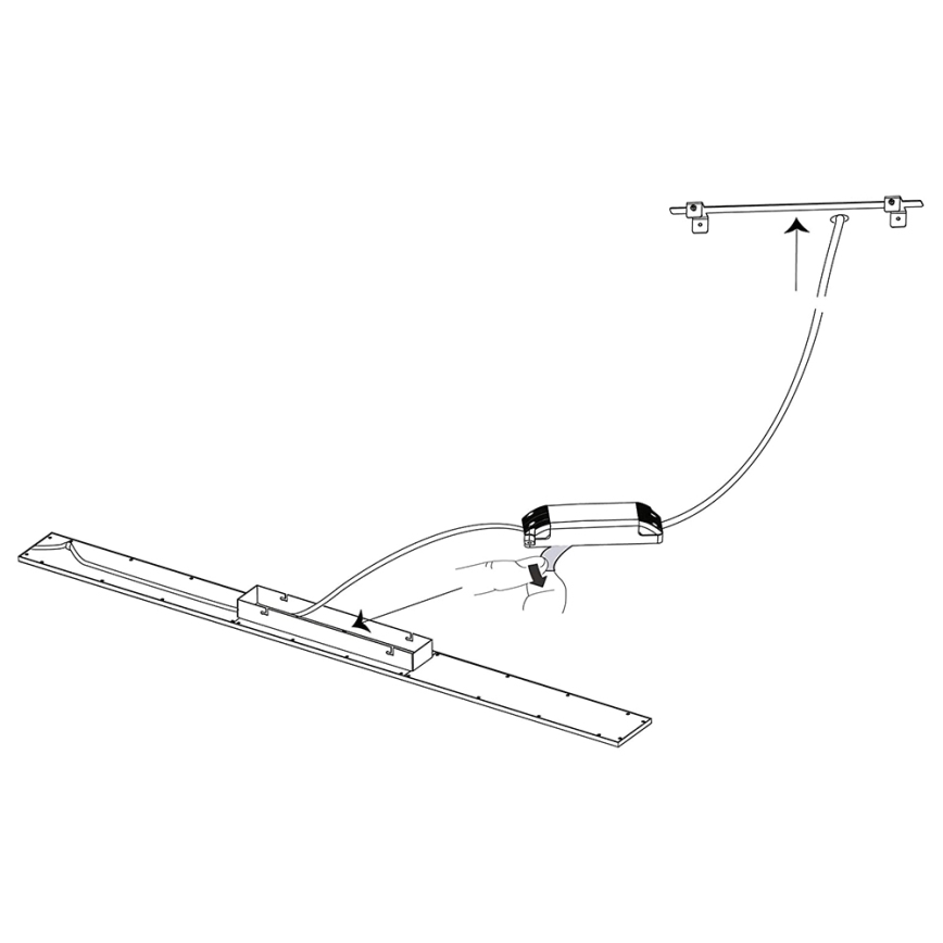 Eglo 33589 - LED RGBW Dimmelhető panel SALOBRENA-C LED/34W/230V + távirányítás