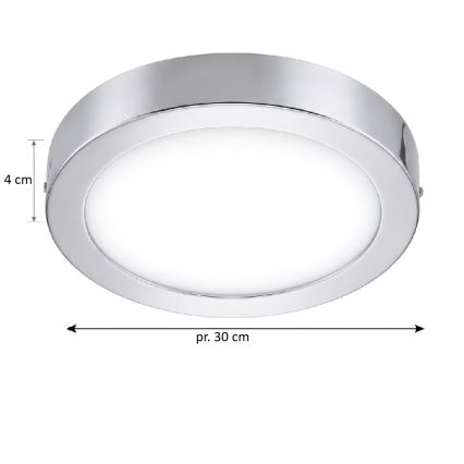 Eglo 33667 - LED RGBW dimmelhető fürdőszobai mennyezeti lámpa FUEVA-C LED21W/230V átmérő 30 cm IP44