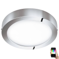 Eglo 33667 - LED RGBW Szabályozható fürdőszobai mennyezeti lámpa FUEVA-C LED21W/230V átm. 30 cm IP44
