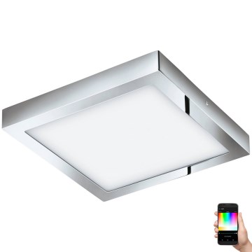 Eglo 33668-LED RGBW dimmelhető fürdőszobai lámpatest FUEVA-C 21W/230V 2700-6500K 30x30cm IP44