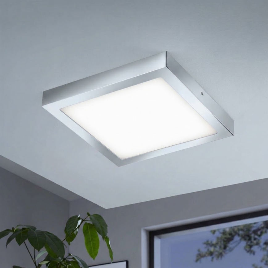 Eglo 33668-LED RGBW dimmelhető fürdőszobai lámpatest FUEVA-C 21W/230V 2700-6500K 30x30cm IP44
