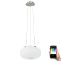 Eglo 33766 - LED RGBW dimmelhető függeszték OPTICA-C LED/22W/230V 2700-6500K átm. 37,5 cm