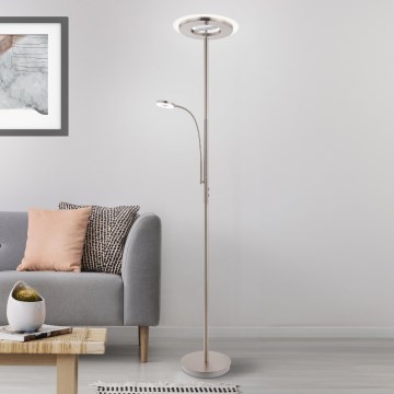 Eglo 33849 - LED Dimmelhető érintős állólámpa SOLANO LED/30W/230V + LED/4W