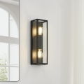 Eglo 33856 - Kültéri fali lámpatest ALAMONTE 2xE27/60W/230V IP44 fekete