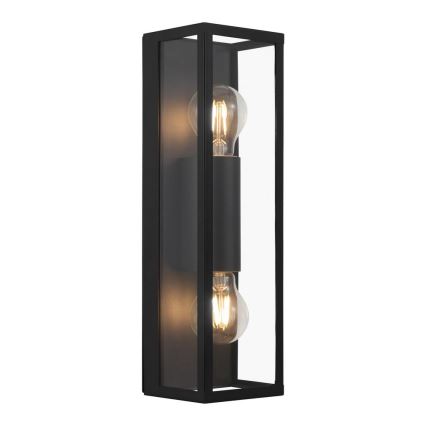 Eglo 33856 - Kültéri fali lámpatest ALAMONTE 2xE27/60W/230V IP44 fekete