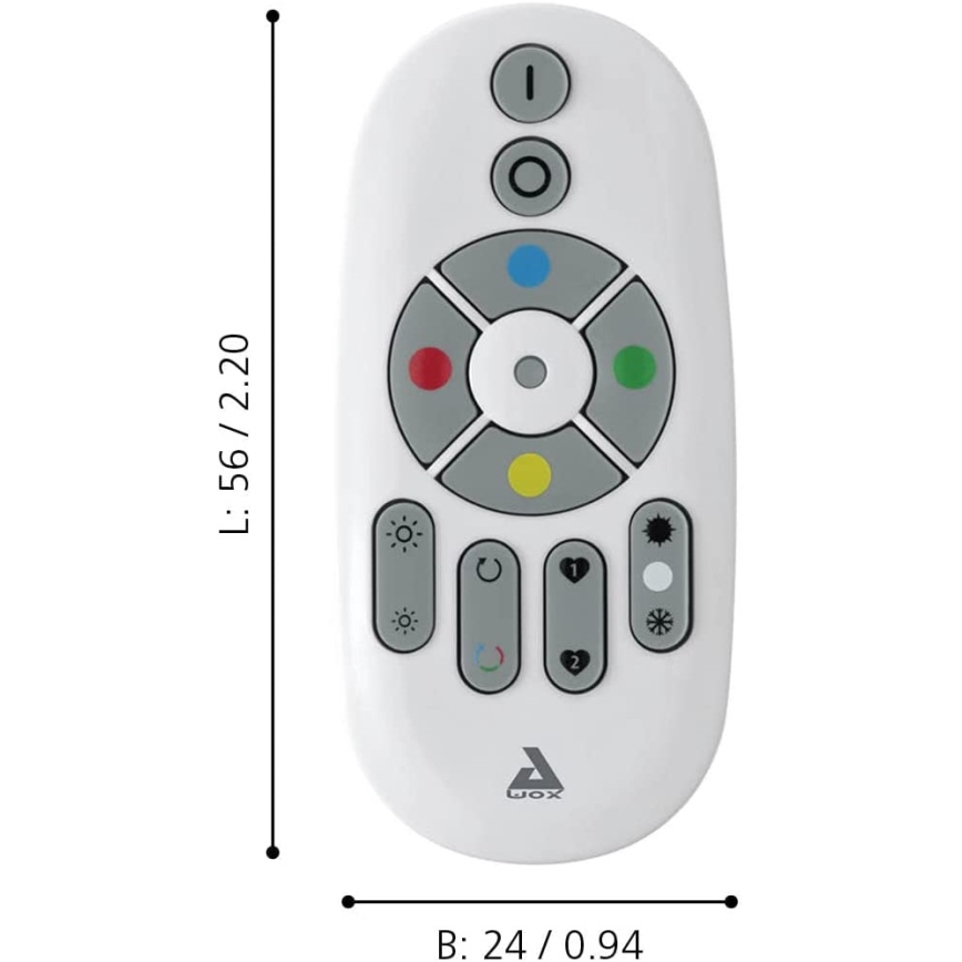 Eglo - Távirányító CONNECT-Z 2xAAA Bluetooth ZigBee