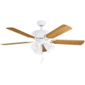 Eglo 35076 - Mennyezeti ventilátor LAS PALMAS 3xE27/40W/230V barna