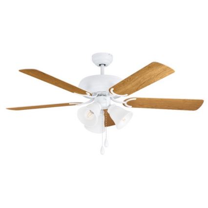 Eglo 35076 - Mennyezeti ventilátor LAS PALMAS 3xE27/40W/230V barna