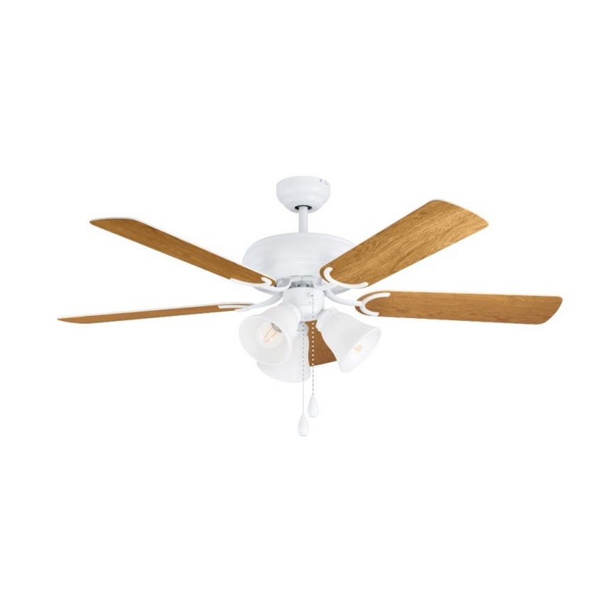 Eglo 35076 - Mennyezeti ventilátor LAS PALMAS 3xE27/40W/230V barna