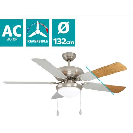 Eglo 35078 - Mennyezeti ventilátor BALLINA 2xE27/40W/230V