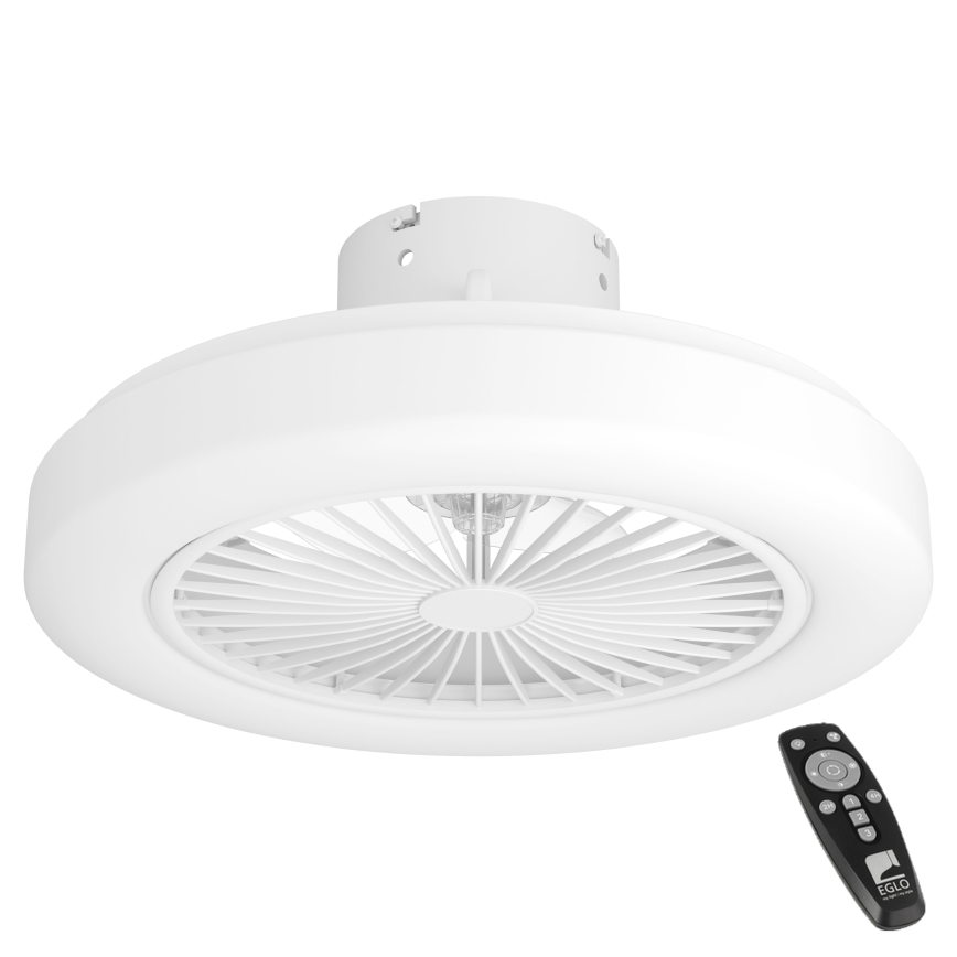 Eglo - LED dimmelhető mennyezeti ventilátor LED/25,5W/230V fehér 2700-6500K + távirányító