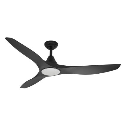 Eglo - LED mennyezeti ventilátor LED/20W/230V 3000/4000/5000K átm. 132 cm fekete + távirányító