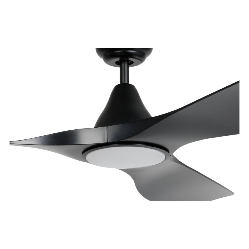 Eglo - LED mennyezeti ventilátor LED/20W/230V 3000/4000/5000K átm. 132 cm fekete + távirányító