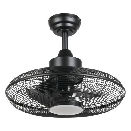 Eglo - LED mennyezeti ventilátor LED/15W/230V 3000/4000/5000K átm. 53 cm fekete + távirányító