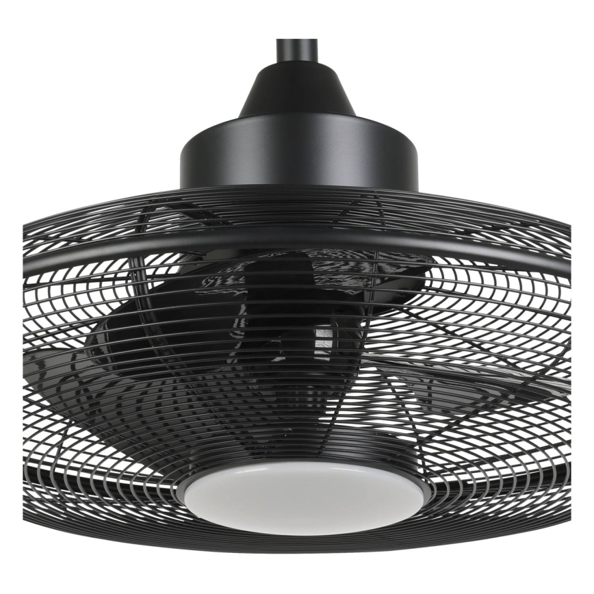 Eglo - LED mennyezeti ventilátor LED/15W/230V 3000/4000/5000K átm. 53 cm fekete + távirányító