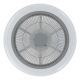 Eglo - LED Dimmelhető mennyezeti ventilátorn LED/25,5W/230V szürke + távirányító