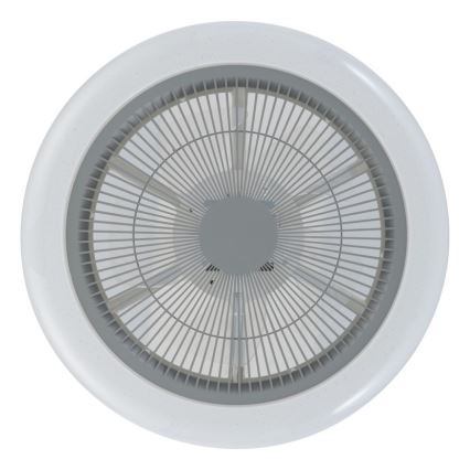 Eglo - LED Dimmelhető mennyezeti ventilátorn LED/25,5W/230V szürke + távirányító