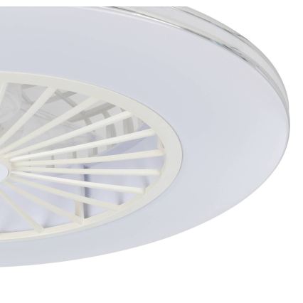 Eglo - LED dimmelhető mennyezeti ventilátor 3xLED/12,6W/230V 2700-6500K átm. 55 cm fehér + távirányító