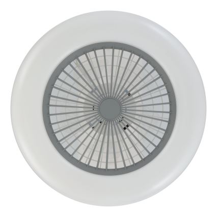 Eglo - LED fényerőszabályozható mennyezeti ventilátor 3xLED/12,6W/230V 2700-6500K átm. 55 cm szürke + távirányító