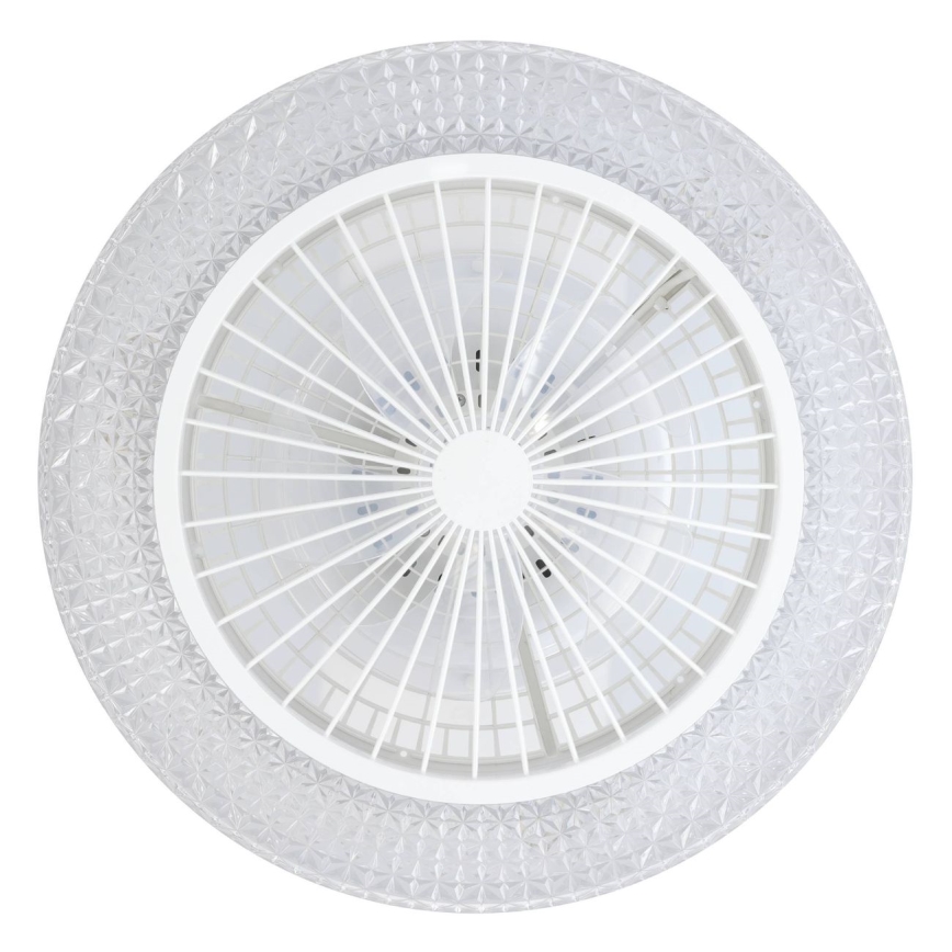 Eglo - LED dimmelhető mennyezeti ventilátor 3xLED/12,6W/230V 2700-6500K Ø 55 cm fehér + távirányító