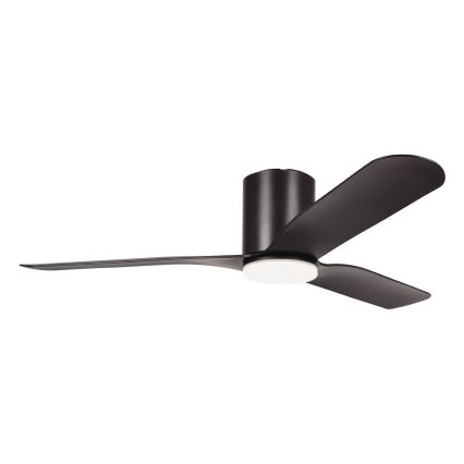 Eglo - LED fényerőszabályozható mennyezeti ventilátor LED/17W/230V 3000/4000/5000K átm. 132 cm fekete + távirányító