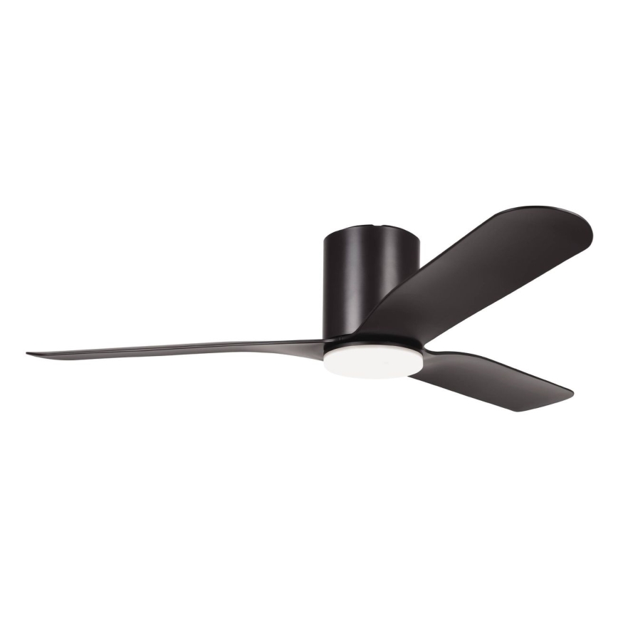 Eglo - LED fényerőszabályozható mennyezeti ventilátor LED/17W/230V 3000/4000/5000K átm. 132 cm fekete + távirányító