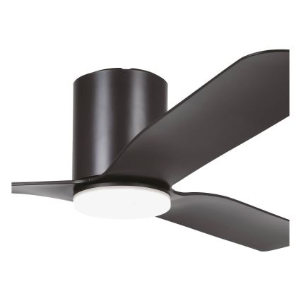 Eglo - LED fényerőszabályozható mennyezeti ventilátor LED/17W/230V 3000/4000/5000K átm. 132 cm fekete + távirányító