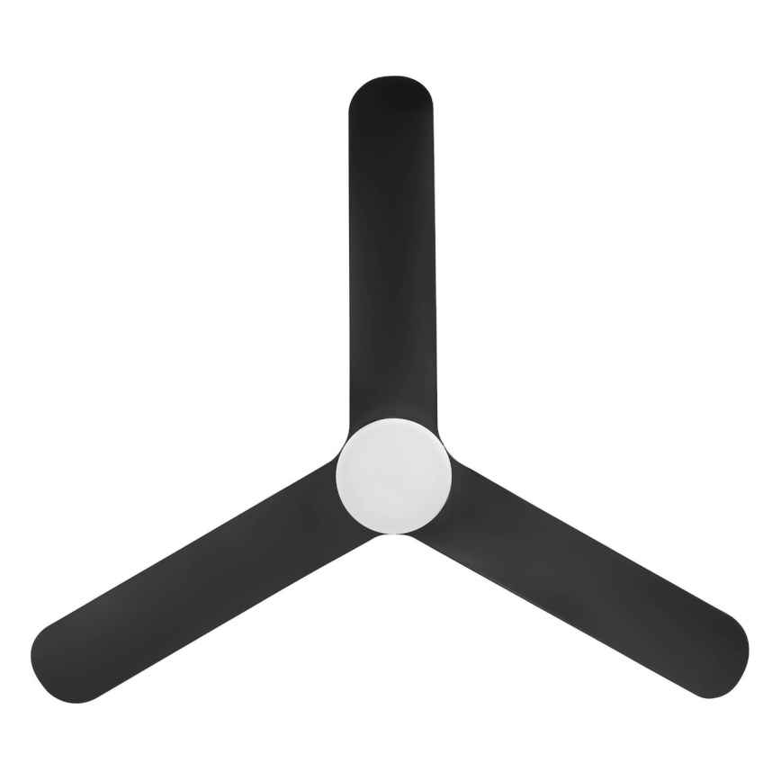 Eglo - LED fényerőszabályozható mennyezeti ventilátor LED/17W/230V 3000/4000/5000K átm. 132 cm fekete + távirányító