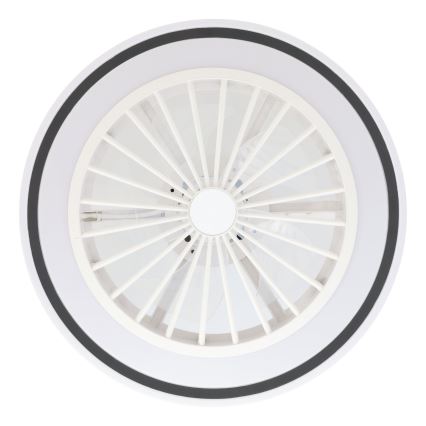 Eglo - LED dimmelhető mennyezeti ventilátor LED/25,5W/230V fehér/fekete 2700-6500K + távirányító
