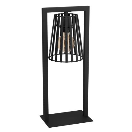 Eglo - Asztali lámpa 1xE27/40W/230V fekete