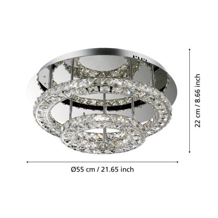 Eglo - LED Mennyezeti lámpa LED/30,5W/230V