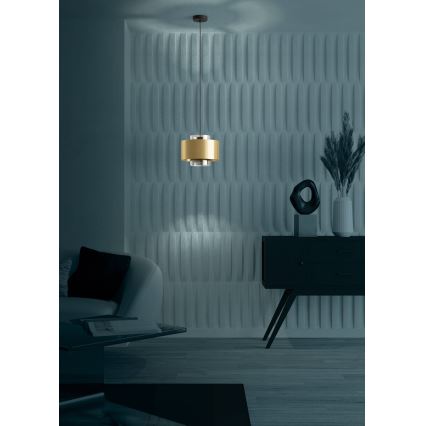 Eglo - Csillár zsinóron 1xE27/40W/230V arany