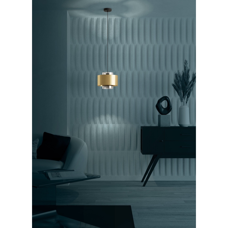 Eglo - Csillár zsinóron 1xE27/40W/230V arany