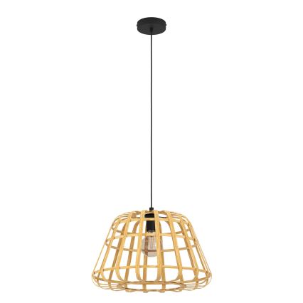 Eglo - Csillár zsinóron 1xE27/40W/230V átm. 50 cm bambusz