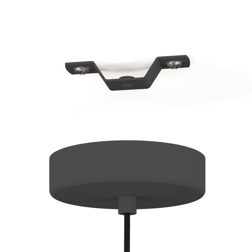 Eglo - Csillár zsinóron 3xE27/40W/230V szürke/arany