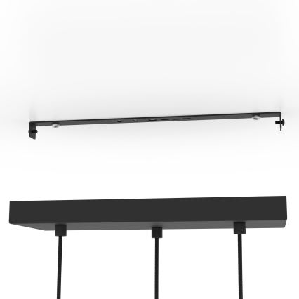 Eglo - Csillár zsinóron 3xE14/40W/230V arany/fekete