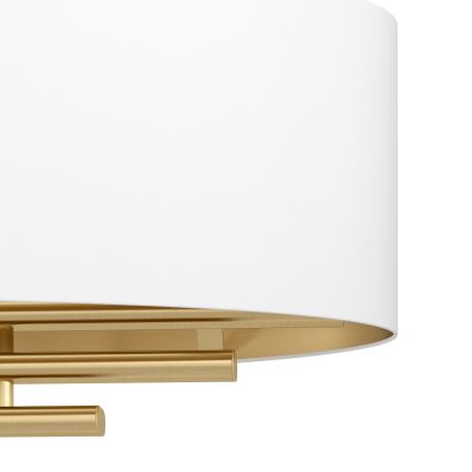 Eglo - Csillár zsinóron 4xE27/40W/230V fehér/arany