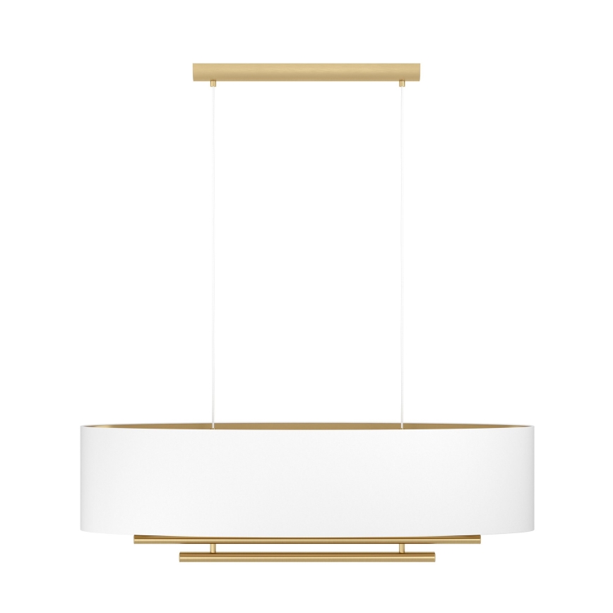 Eglo - Csillár zsinóron 4xE27/40W/230V fehér/arany