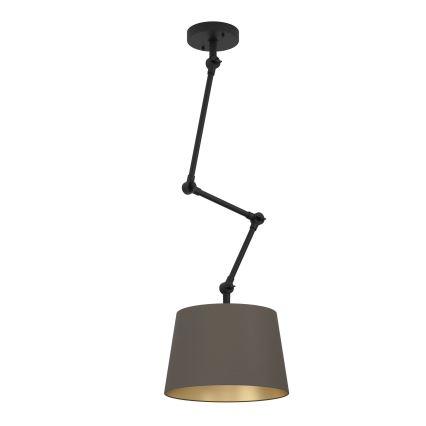 Eglo - Csillár rúdon 1xE27/40W/230V barna