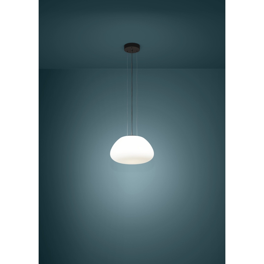 Eglo - Csillár zsinóron 1xE27/40W/230V fekete