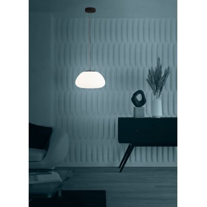 Eglo - Csillár zsinóron 1xE27/40W/230V fekete