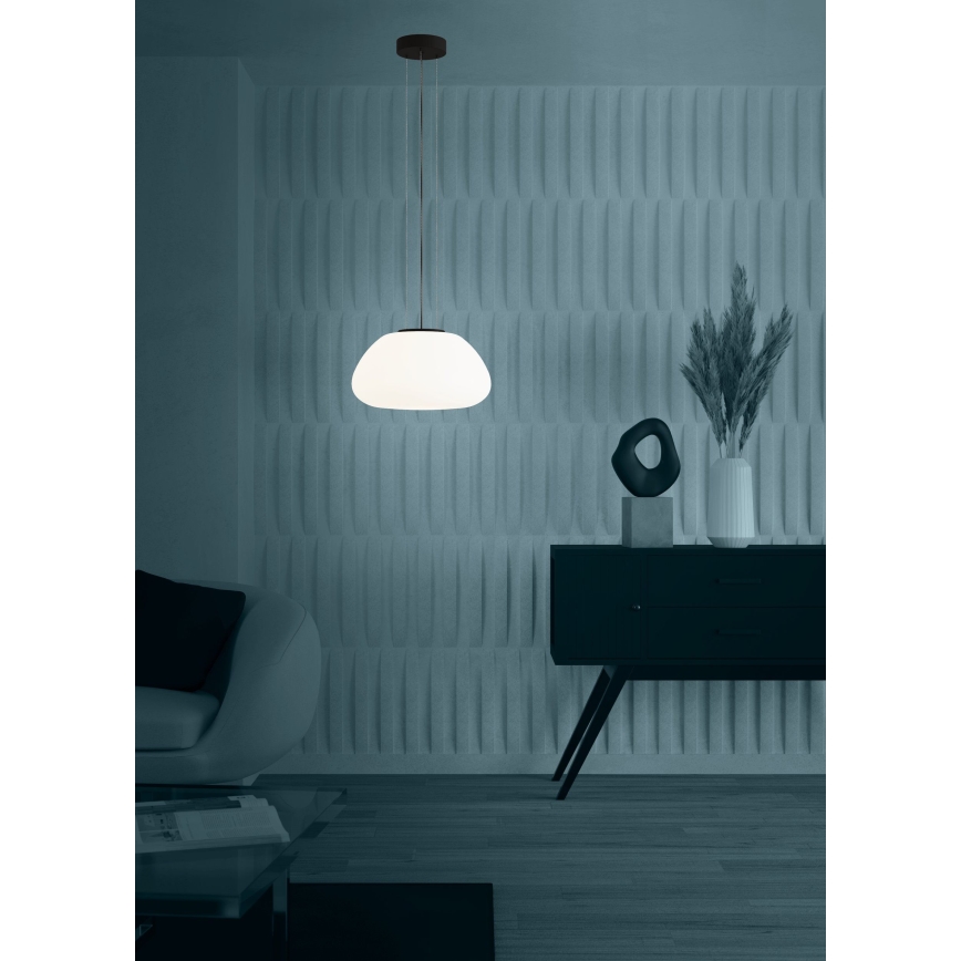 Eglo - Csillár zsinóron 1xE27/40W/230V fekete