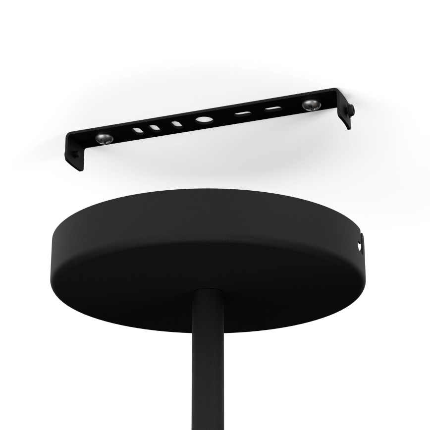 Eglo - Csillár zsinóron 1xE27/60W/230V átm. 77 cm fekete