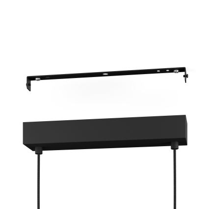 Eglo - LED Dimmelhető csillár zsinóron LED/28,8W/230V 3000K fekete/barna