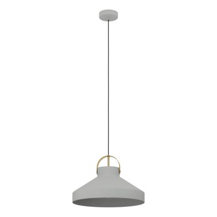Eglo - Csillár zsinóron 1xE27/40W/230V szürke