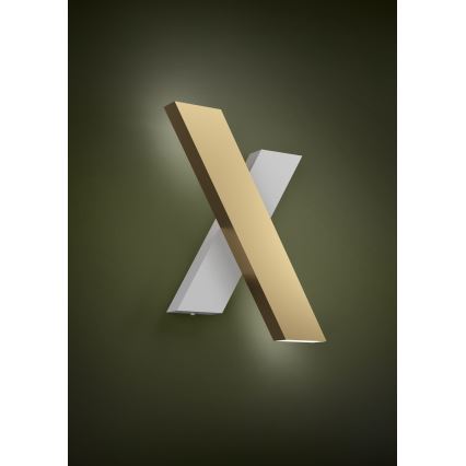 Eglo - LED Fali lámpa 2xLED/5W/230V 3000K arany/fehér