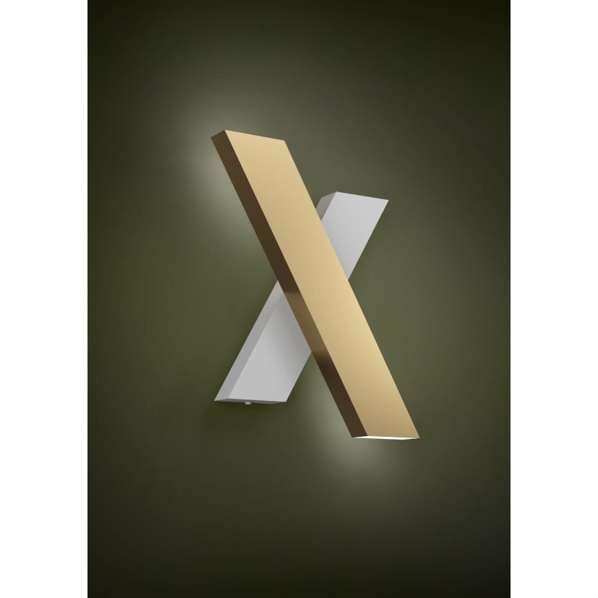 Eglo - LED Fali lámpa 2xLED/5W/230V 3000K arany/fehér