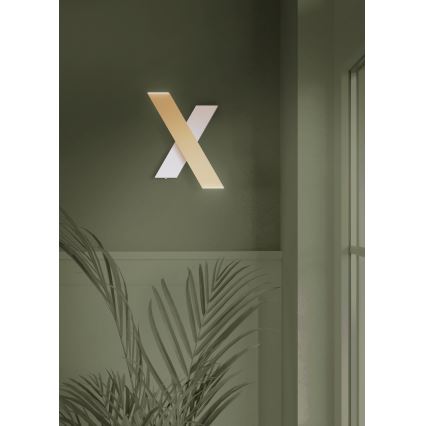 Eglo - LED Fali lámpa 2xLED/5W/230V 3000K arany/fehér