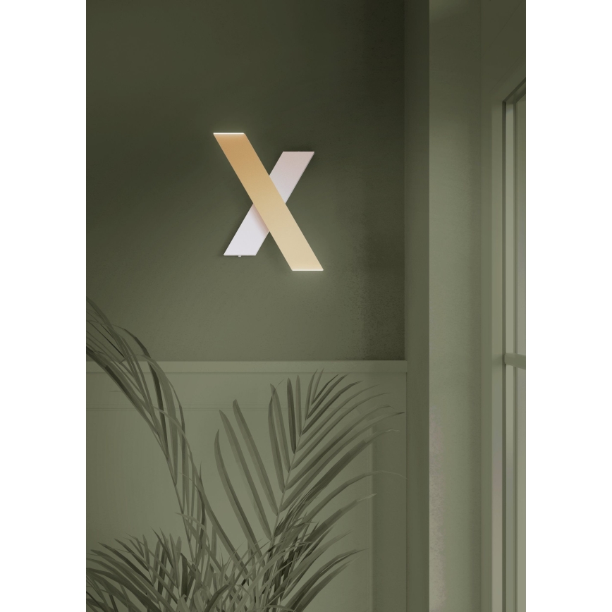 Eglo - LED Fali lámpa 2xLED/5W/230V 3000K arany/fehér